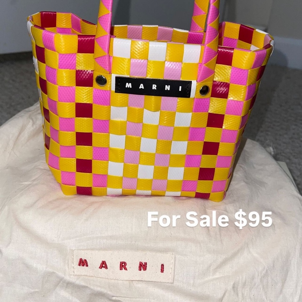 Marni Multicolor Checkered Women's Bag